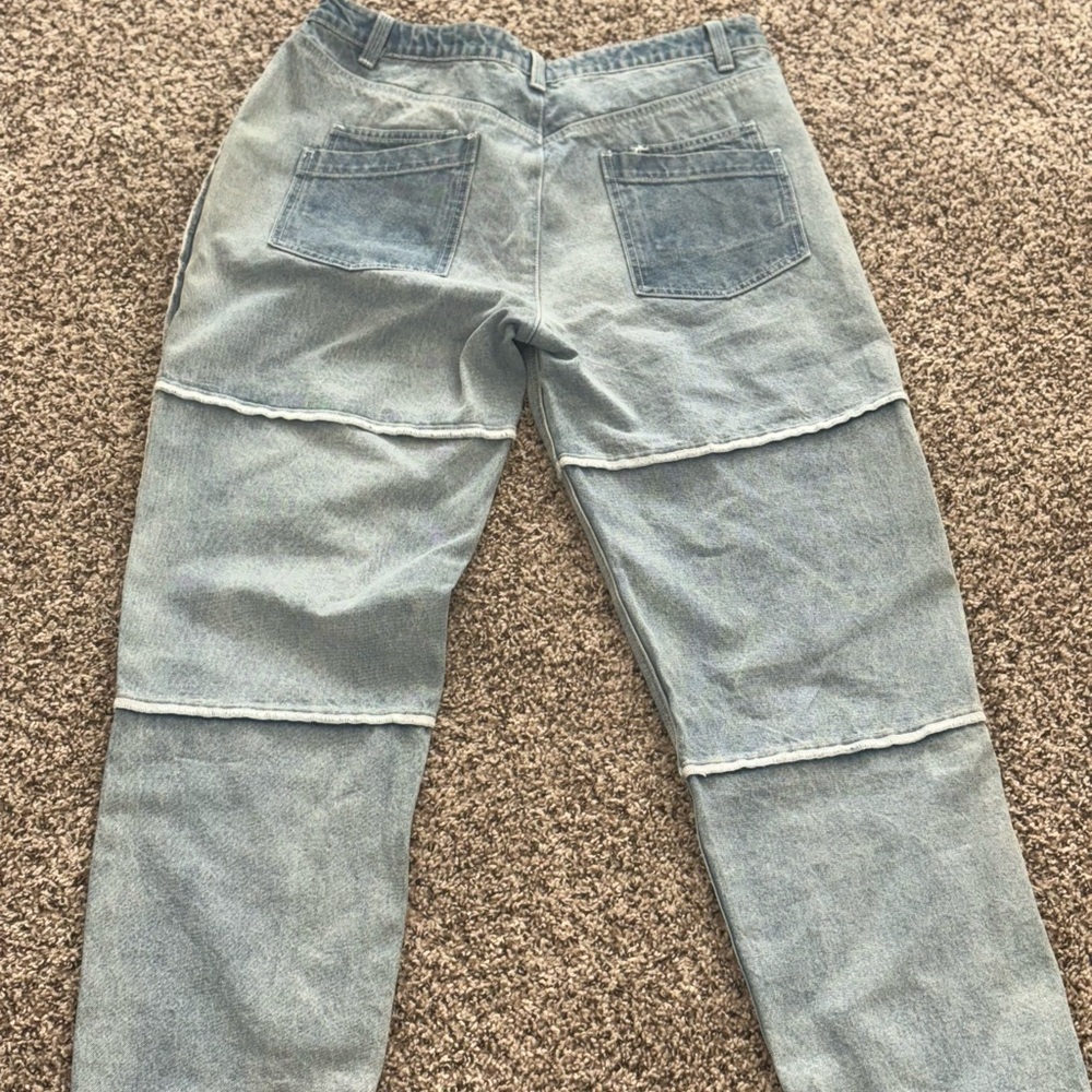 Maniere De Voir Denim Blue Boyfriend Jeans - LOOKING TO GET RID OF ASAP - Picture 7 of 8